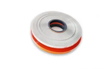 투명한 가황 스트립 전사 라벨